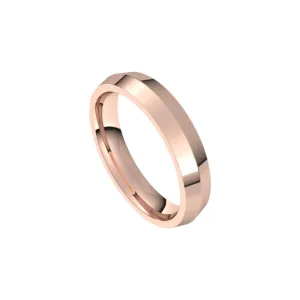 4 mm wide Knife Edge Comfort Fit Men's Wedding Band