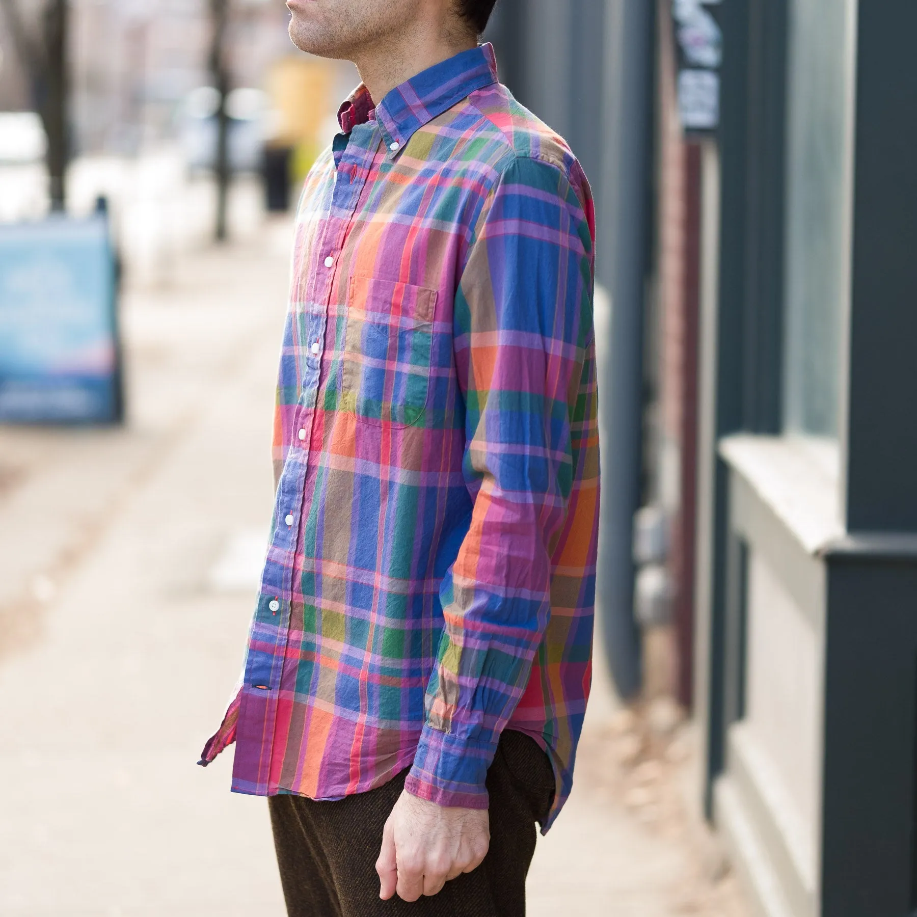 Archive Indian Madras in Purple