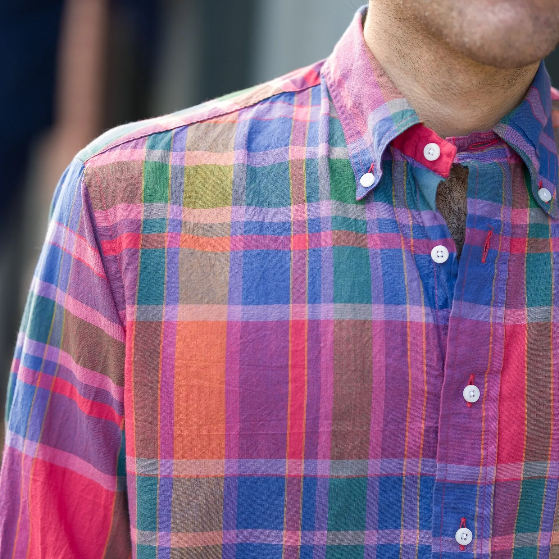 Archive Indian Madras in Purple
