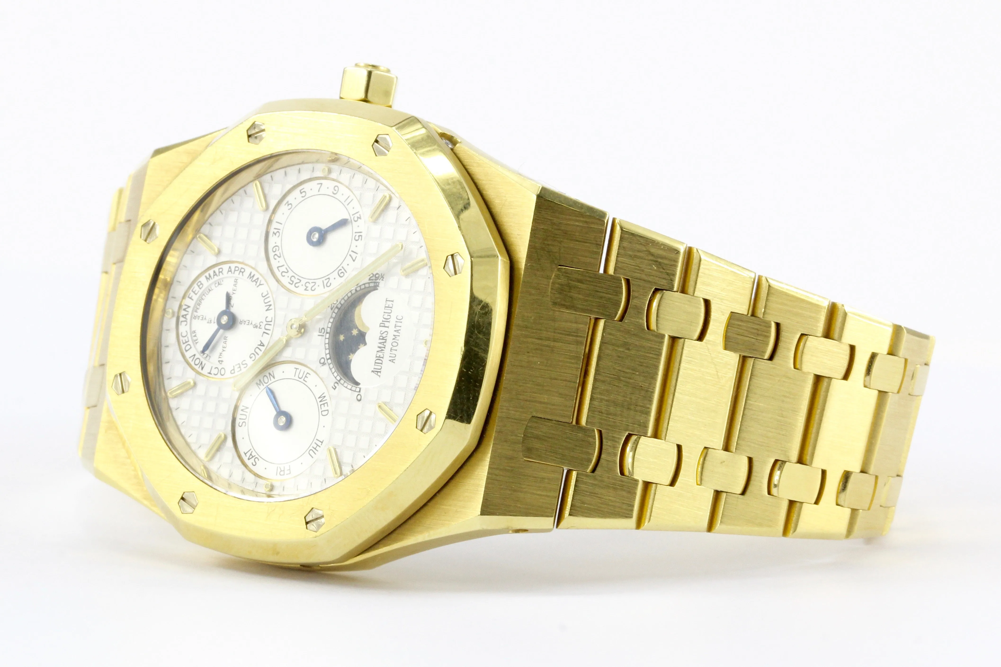 Audemars Piguet 18k Yellow Gold Royal Oak Moonphase Men's Watch 25820BA.OO.0944BA.02