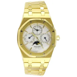 Audemars Piguet 18k Yellow Gold Royal Oak Moonphase Men's Watch 25820BA.OO.0944BA.02