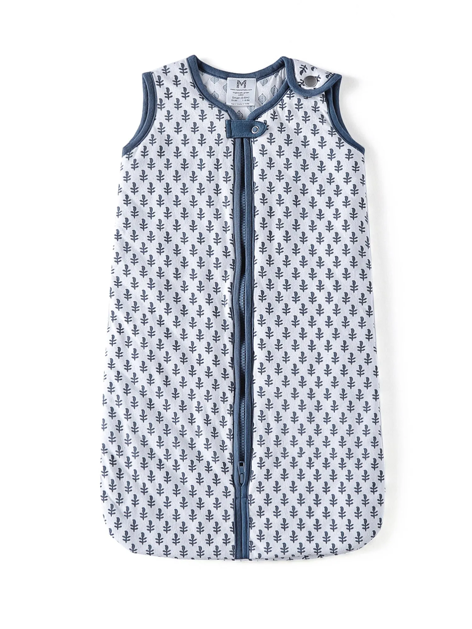 Baby Sleeping Bag Fort Blue Print - TOG 2.2 (Quilted)