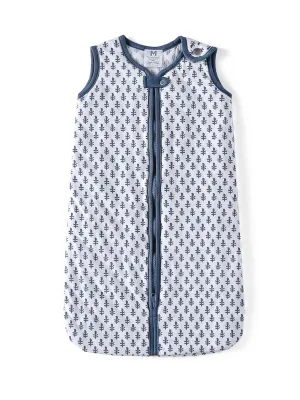 Baby Sleeping Bag Fort Blue Print - TOG 2.2 (Quilted)