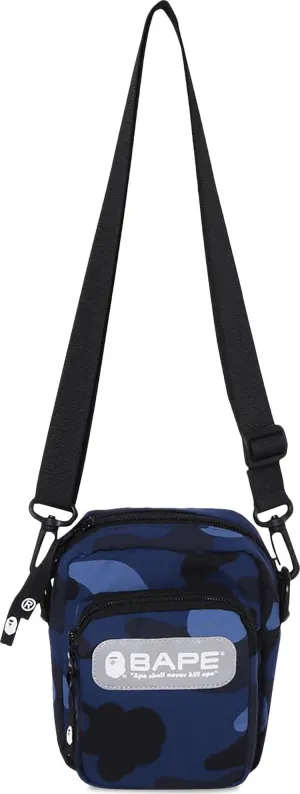 BAPE Color Camo Mini Shoulder Bag Navy, blue