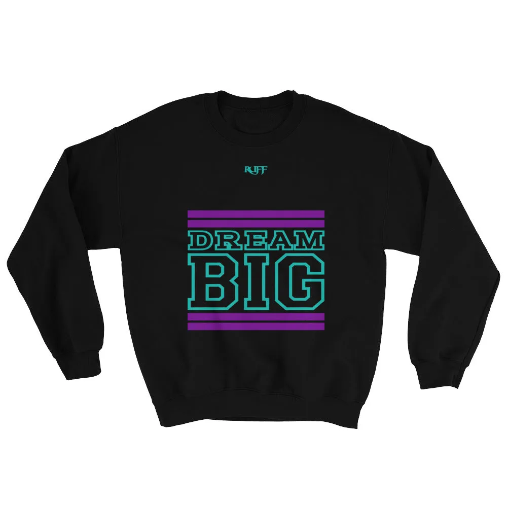 Black Purple and Teal Sweatshirt
