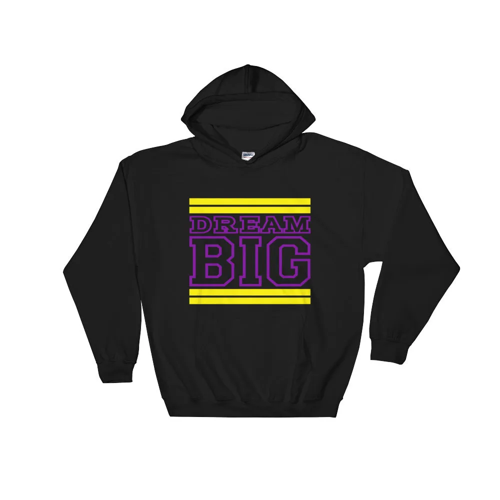 Black Yellow and Purple Hooded Sweatshirt