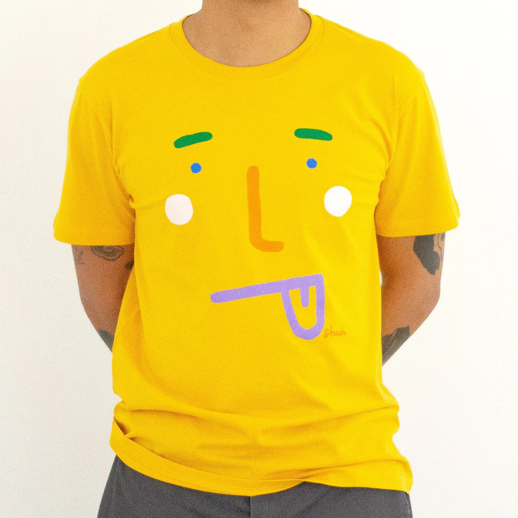 BOO TEE - MUSTARD