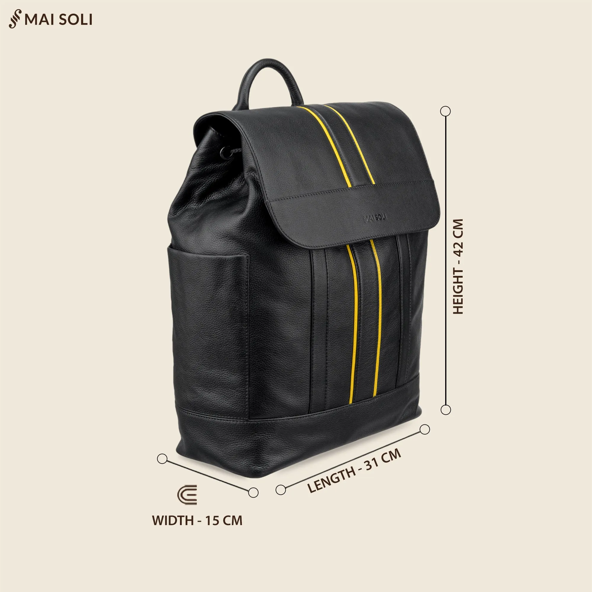Boston Large Backpack - Black