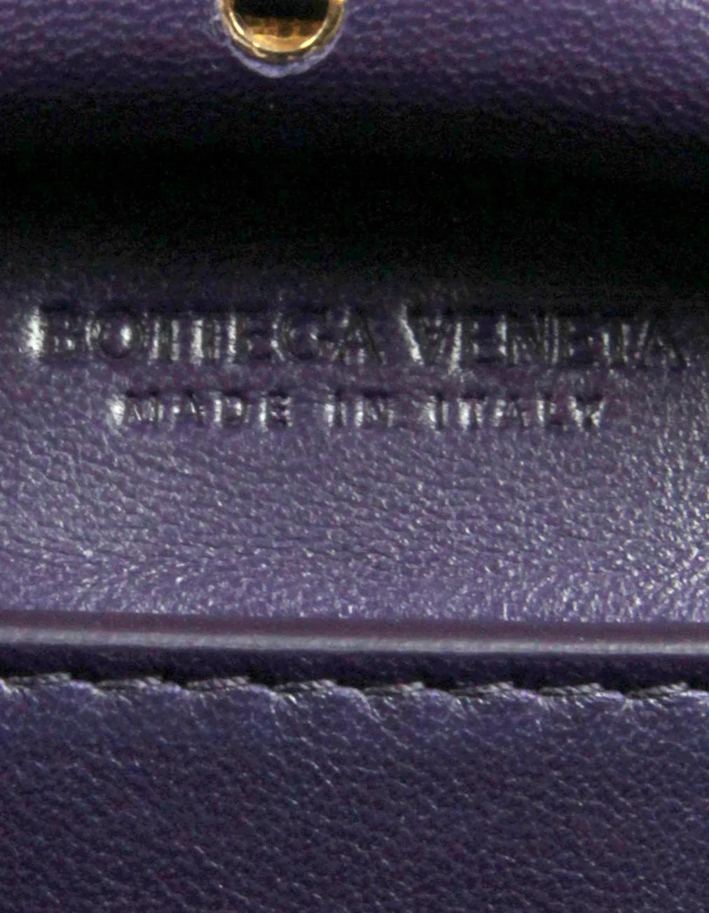 Bottega Veneta Raisin Purple Small Handle Intrecciato Leather Bag