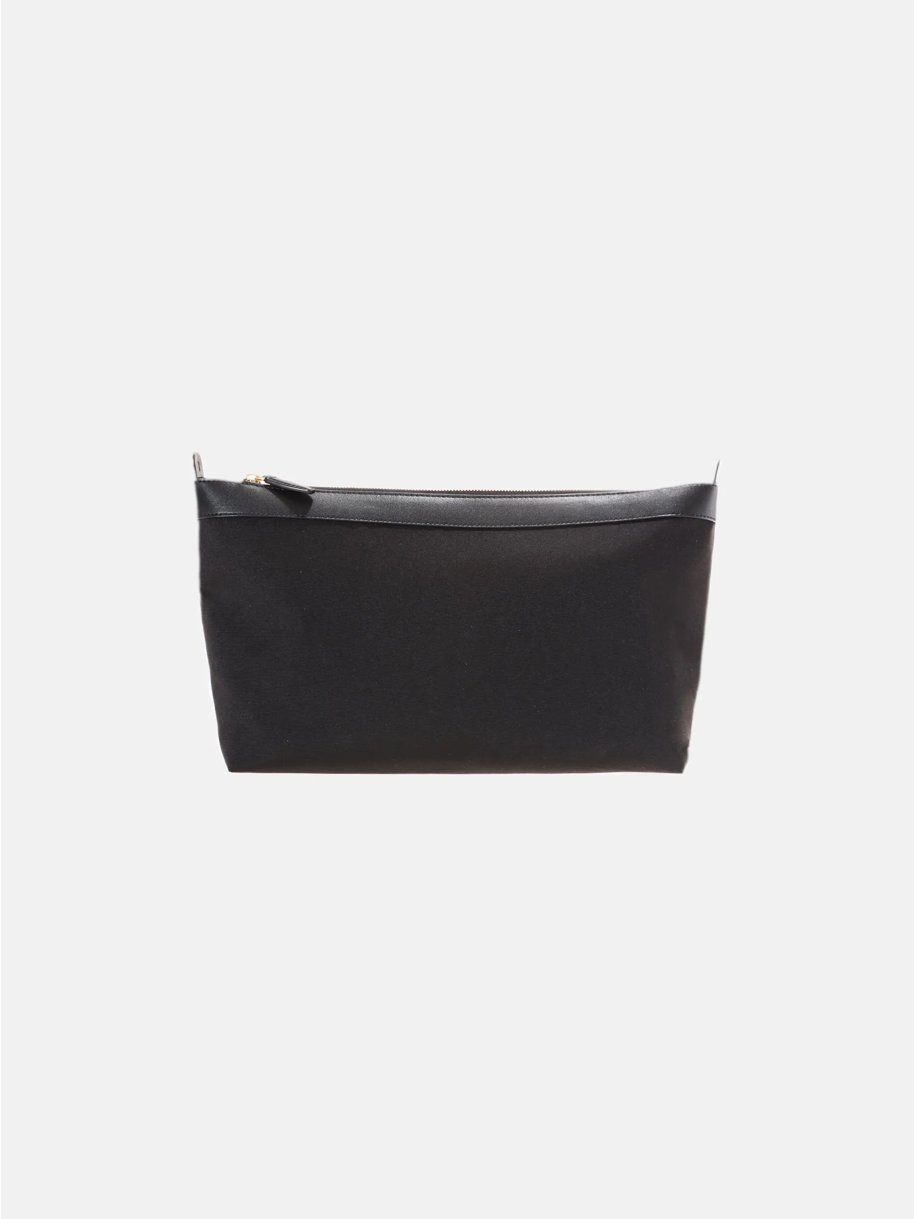 Brand Large Monogram Printed Tote Bag - Black