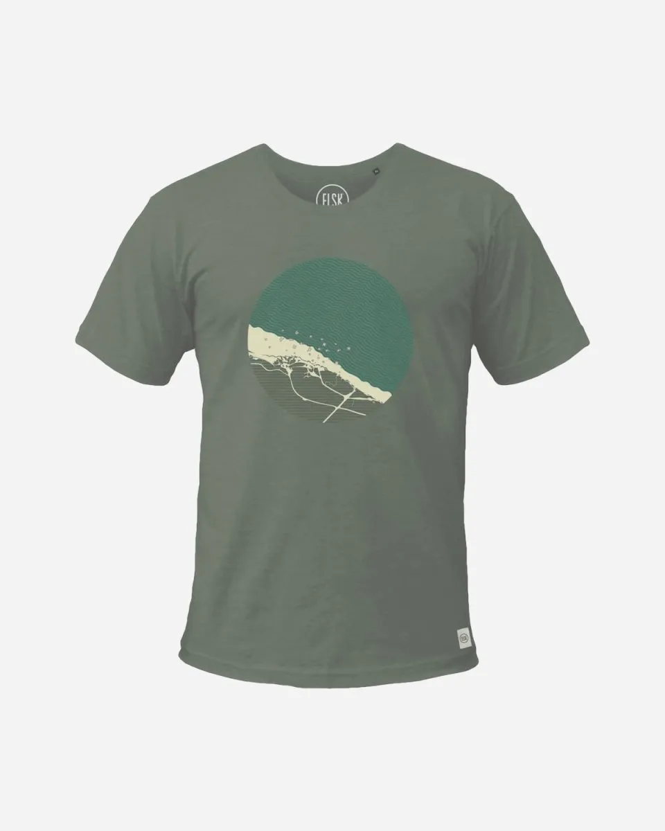 BUNKERS MEN'S TEE - MOSS GREEN