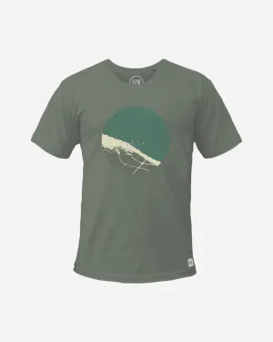 BUNKERS MEN'S TEE - MOSS GREEN