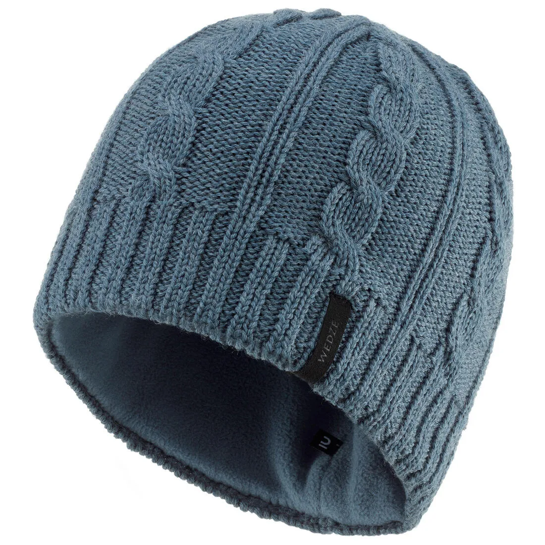 Cable Stitch Adult Ski Hat Plum