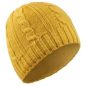 Cable Stitch Adult Ski Hat Plum