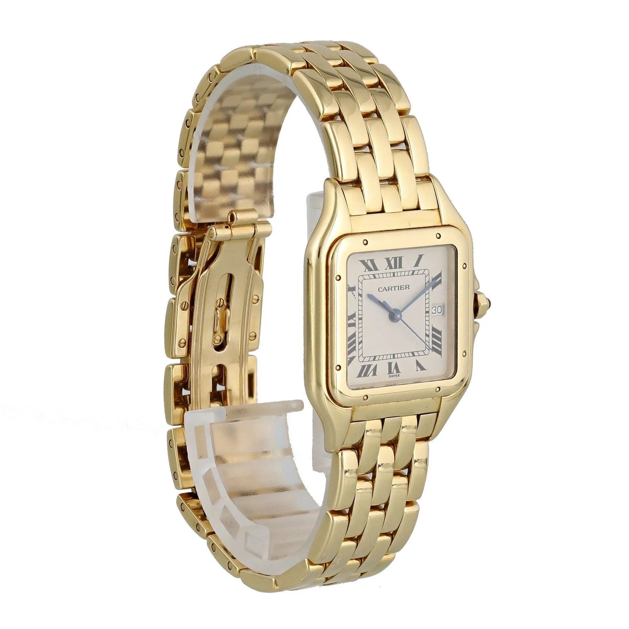 Cartier Panthere 1060 18k Yellow Gold Large Men's Watch