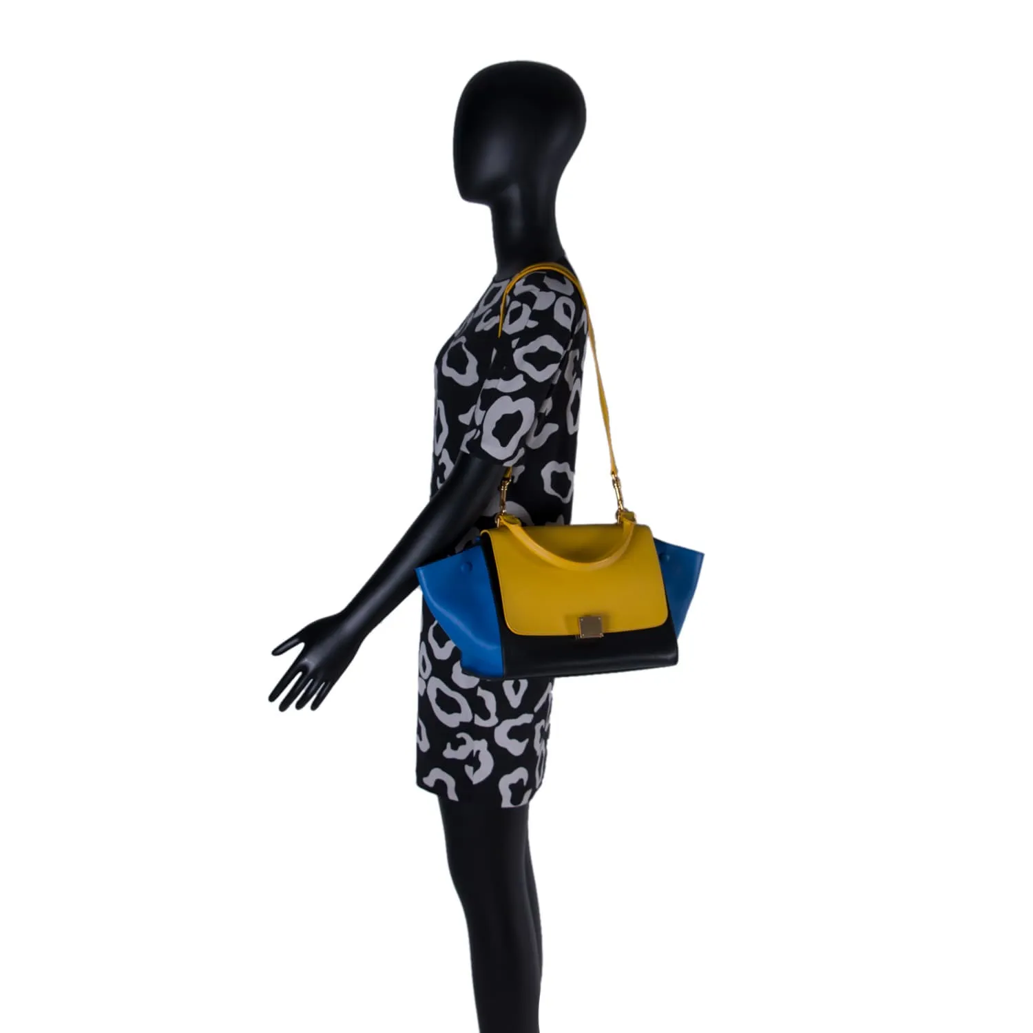 Celine Tricolor Trapeze Bag
