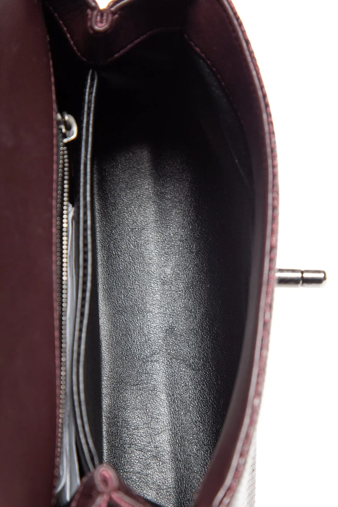 Chanel 2015/16 Purple Lizard Coco Handle Handbag
