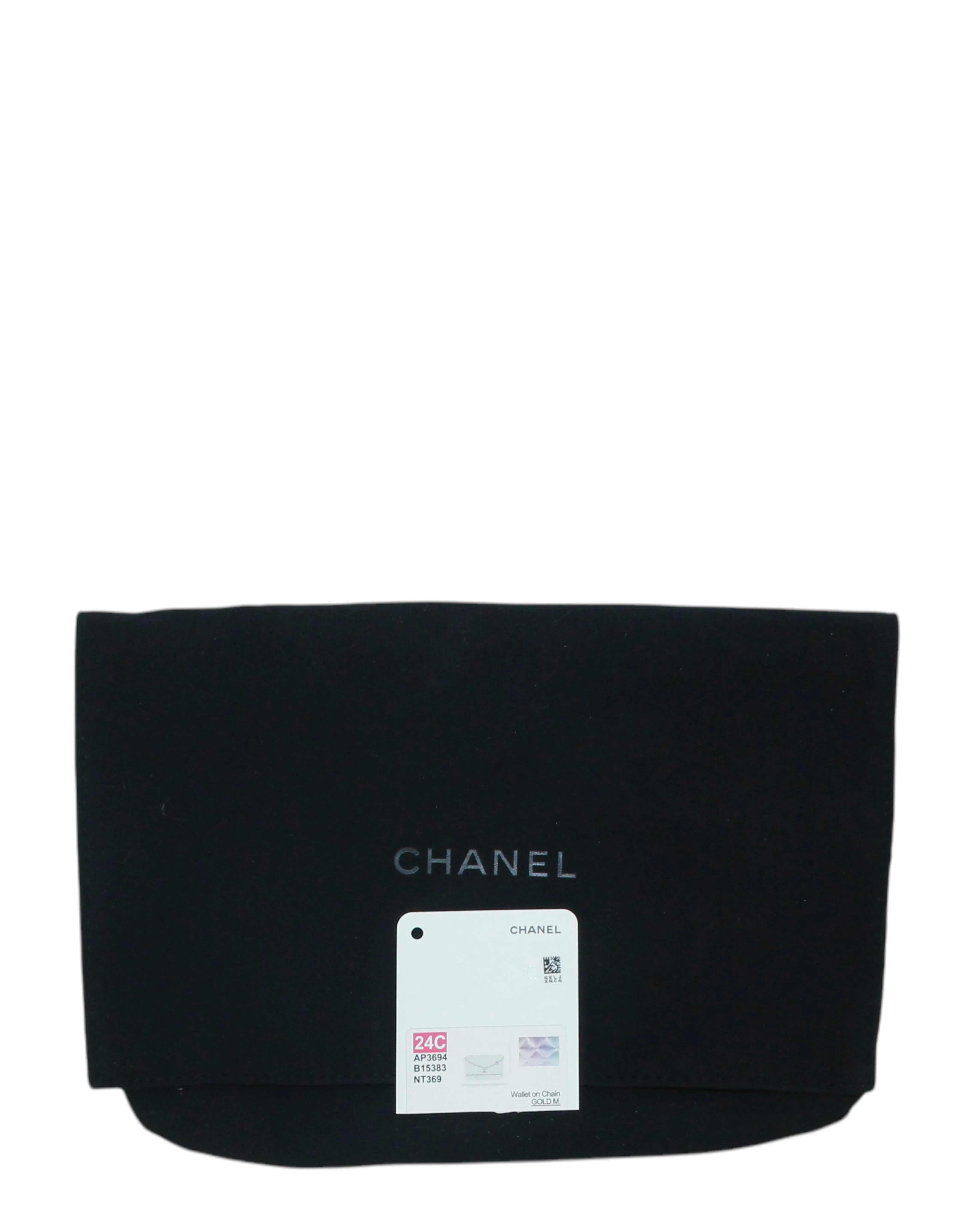 Chanel '24C Metallic Ombre Leather Wallet On Chain