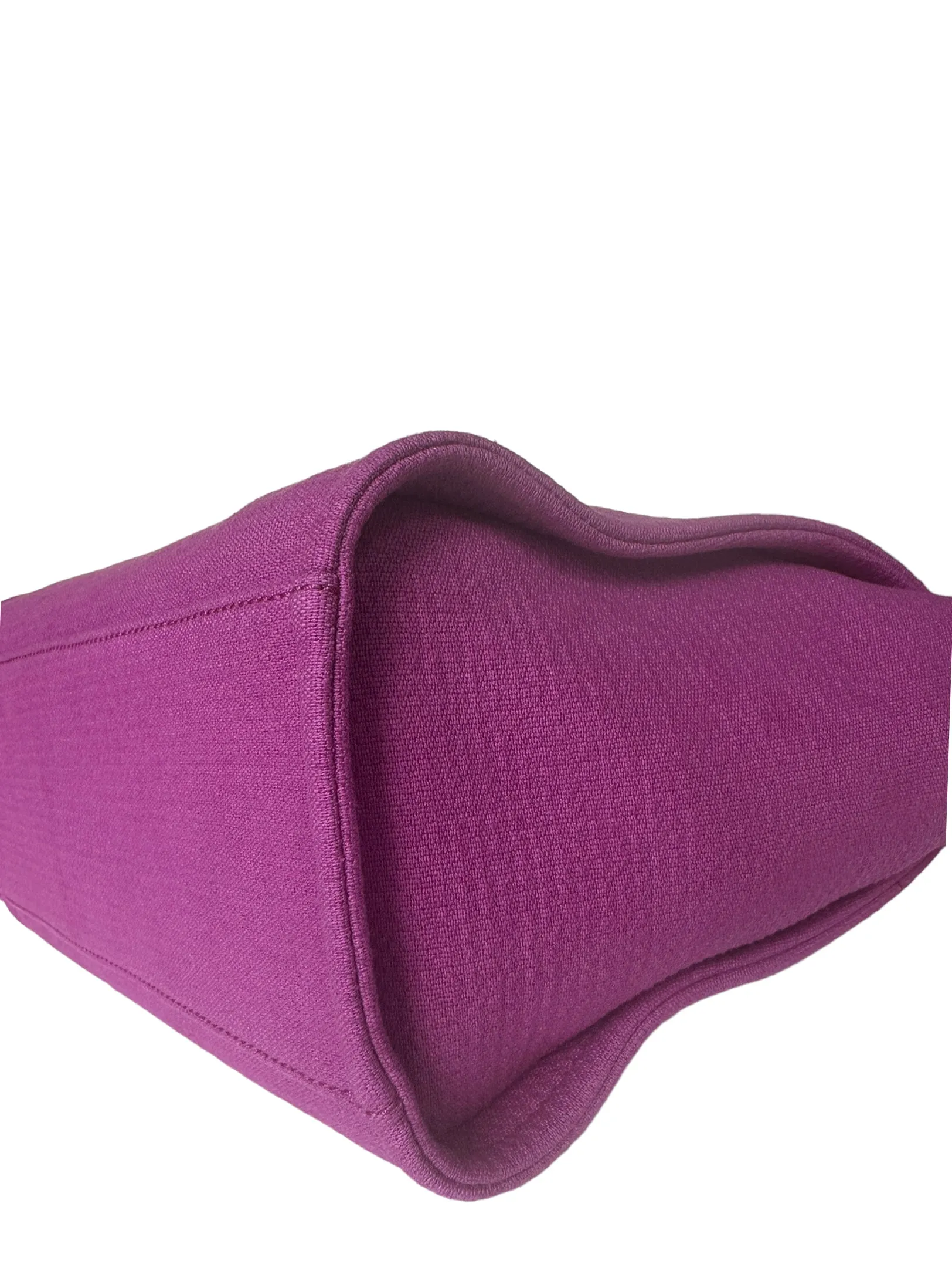 Chanel Mixed Fibers Magenta Small Deauville Tote