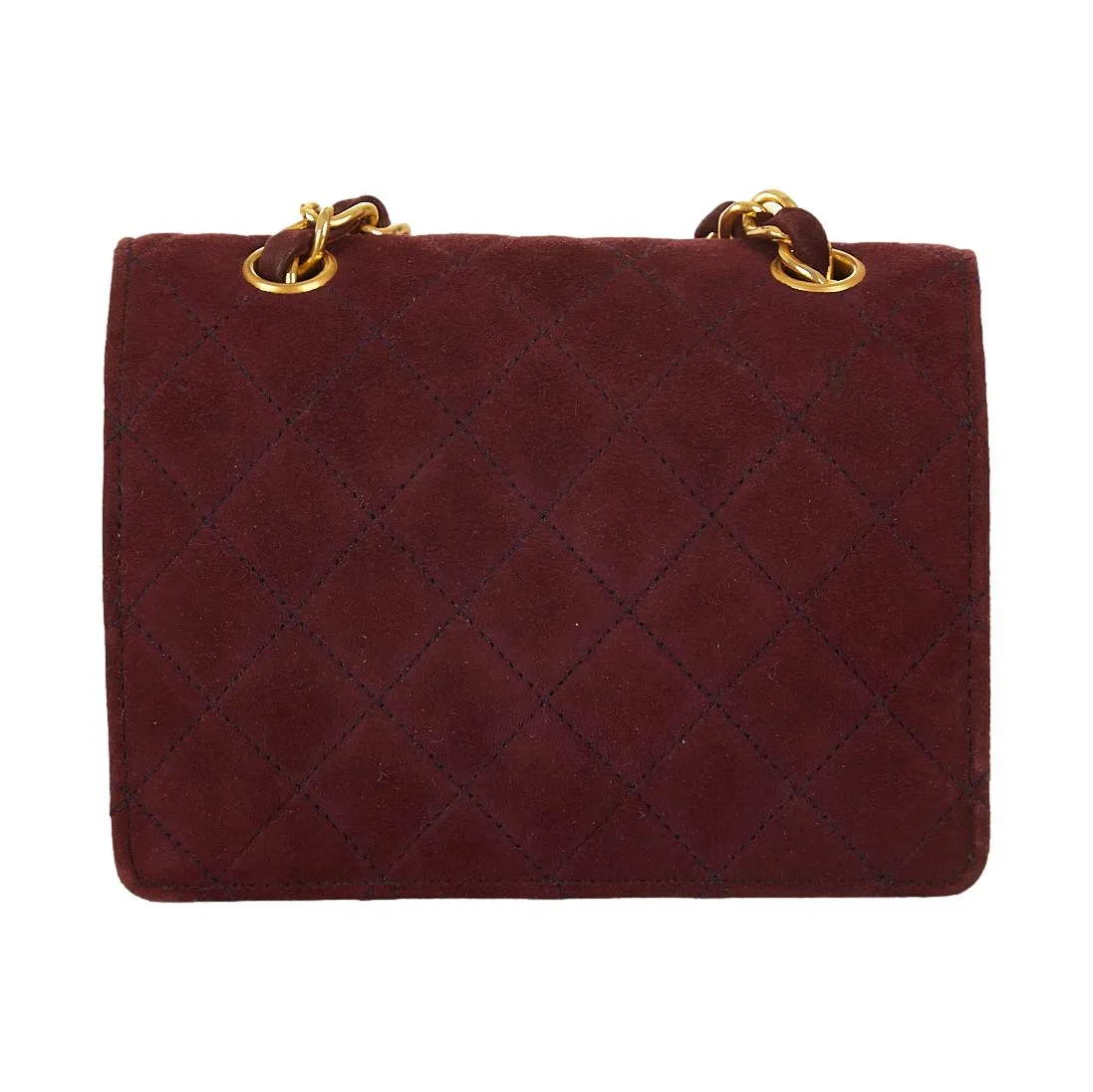 Chanel Plum Mini Chain Shoulder Bag