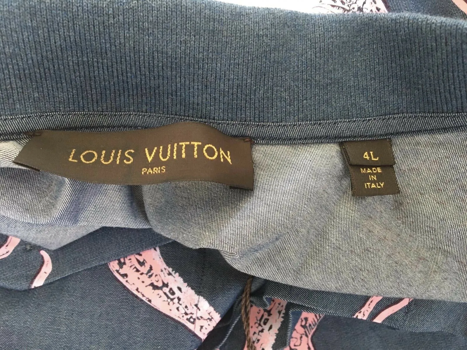 Chapman Giraffe Knit Collar Shirt