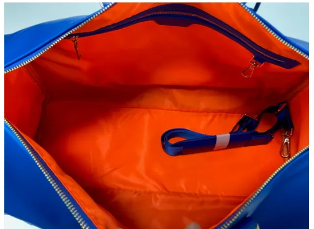 Charlie Signature Duffle Bag (Orange Interior)