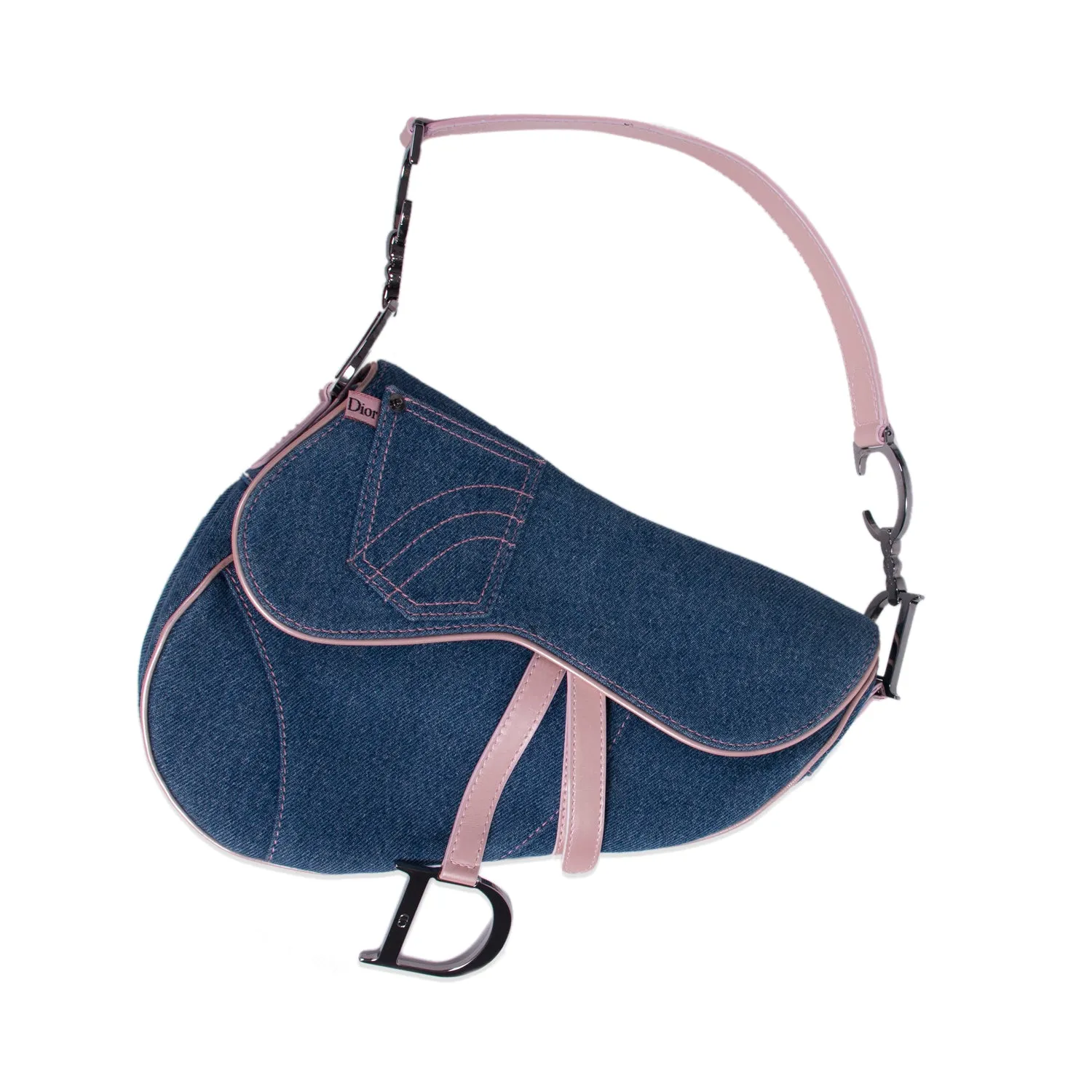 Christian Dior Jeans Saddle Bag