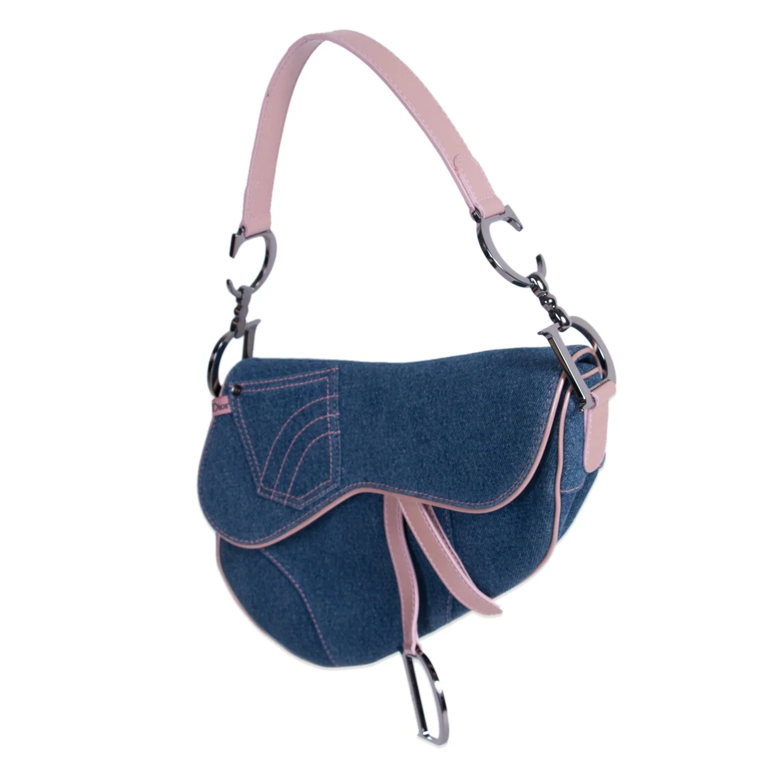 Christian Dior Jeans Saddle Bag