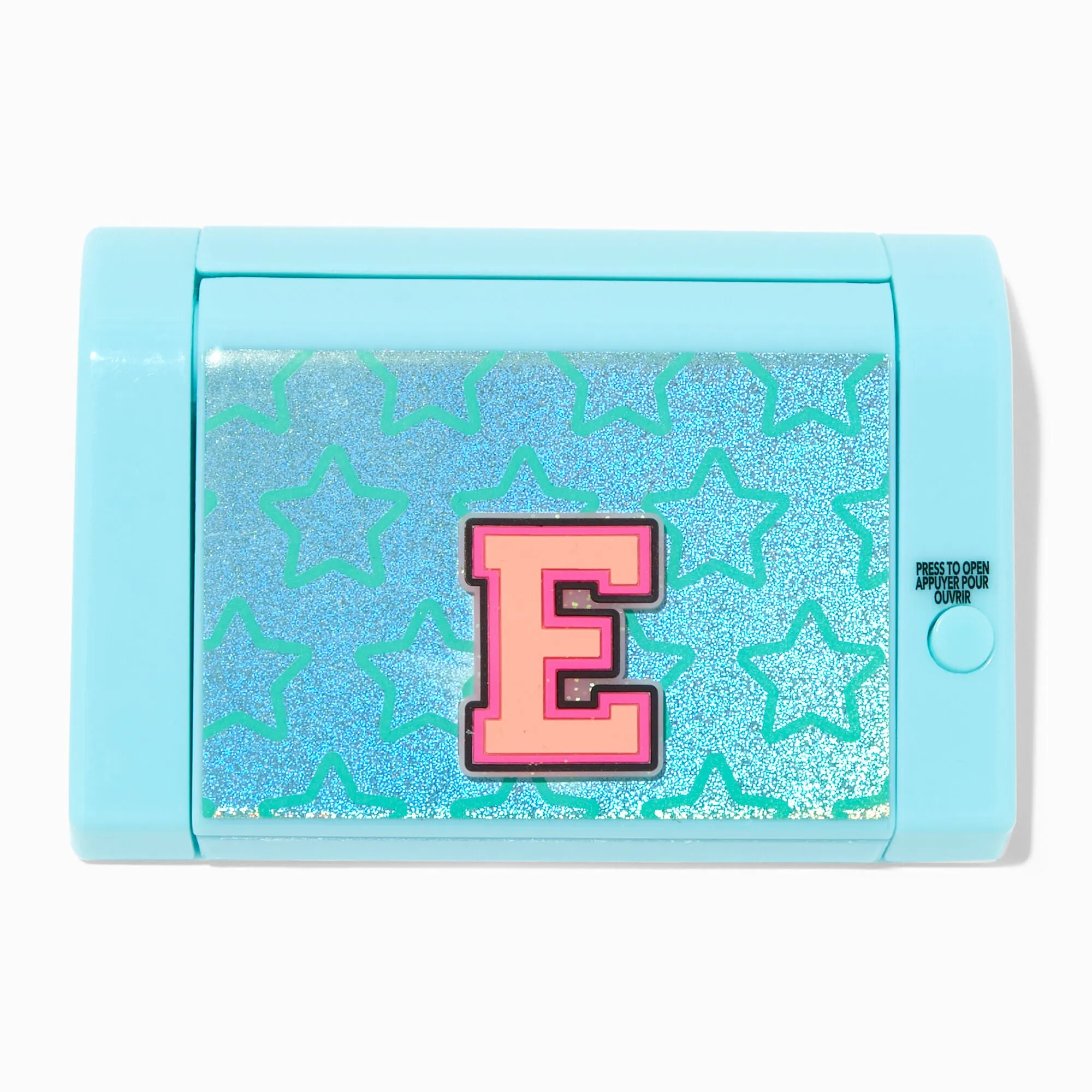 Claire's Varsity Initial Blue Mechanical Lip Gloss Set - E