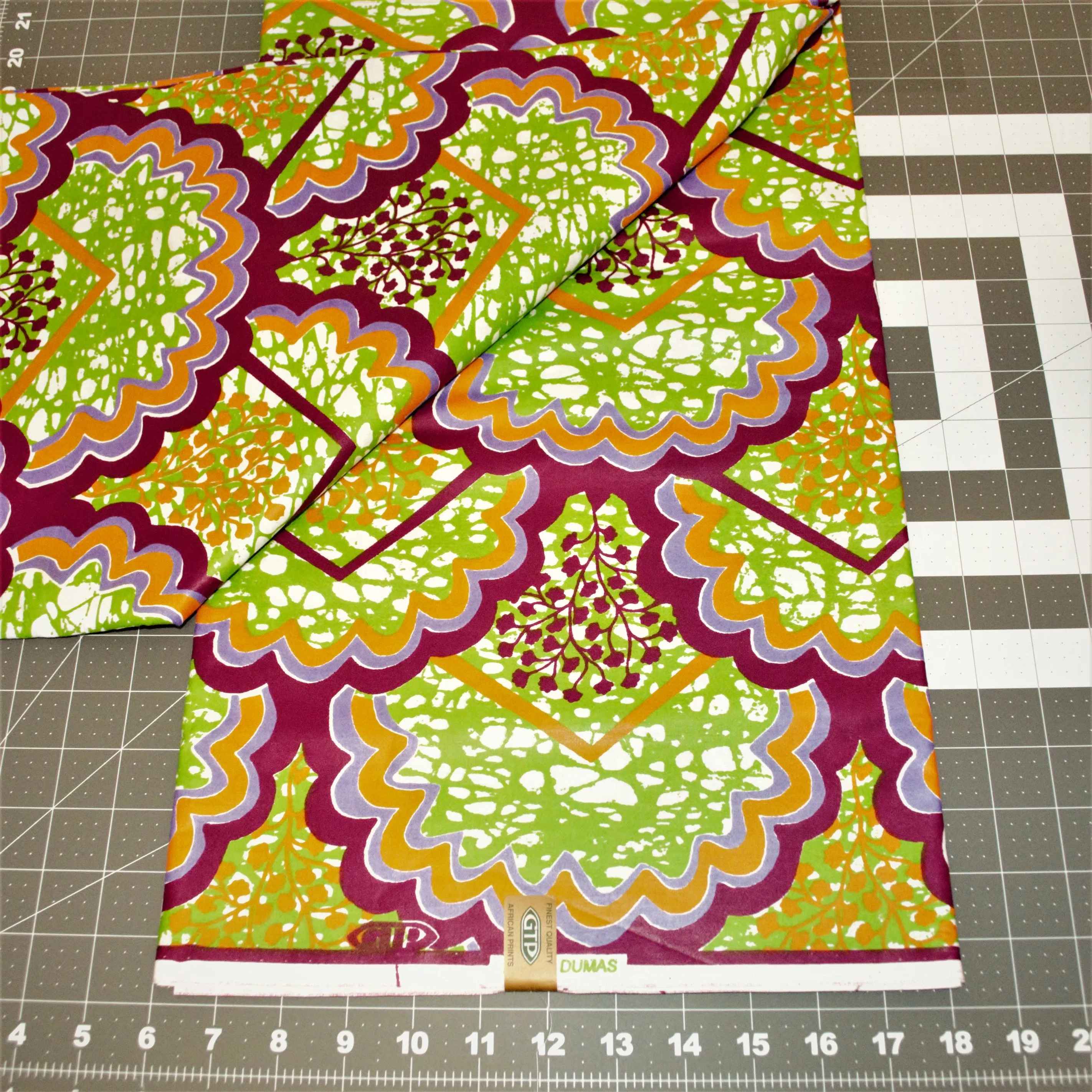 Clam Shell & Floral Purple/Green