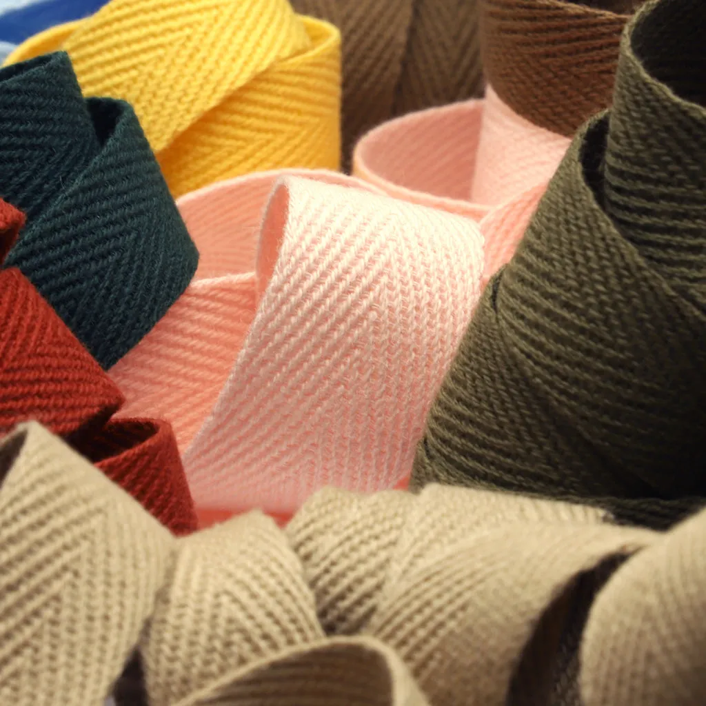 Cotton Herringbone Tape #20 Plum