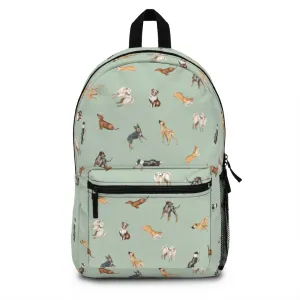 Cow Dogs Backpack in Mint