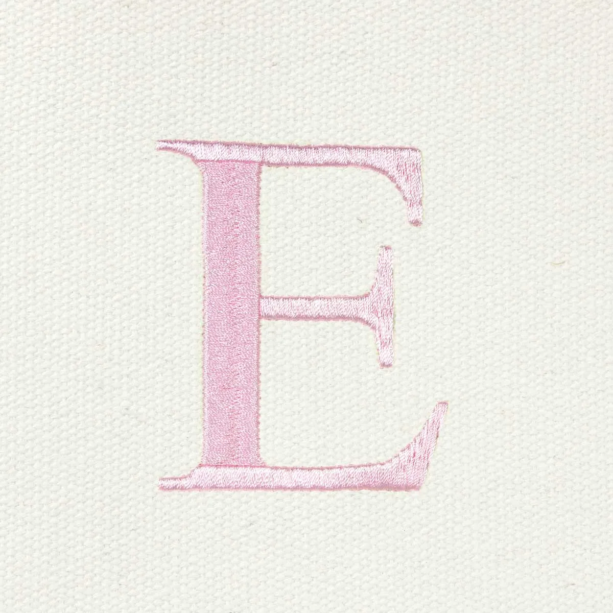 Dalix Medium Personalized Tote Bag Monogrammed Initial Letter - E