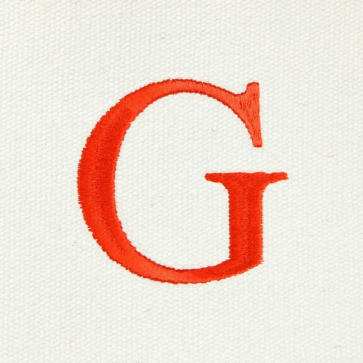 Dalix Medium Personalized Tote Bag Monogrammed Initial Letter - G