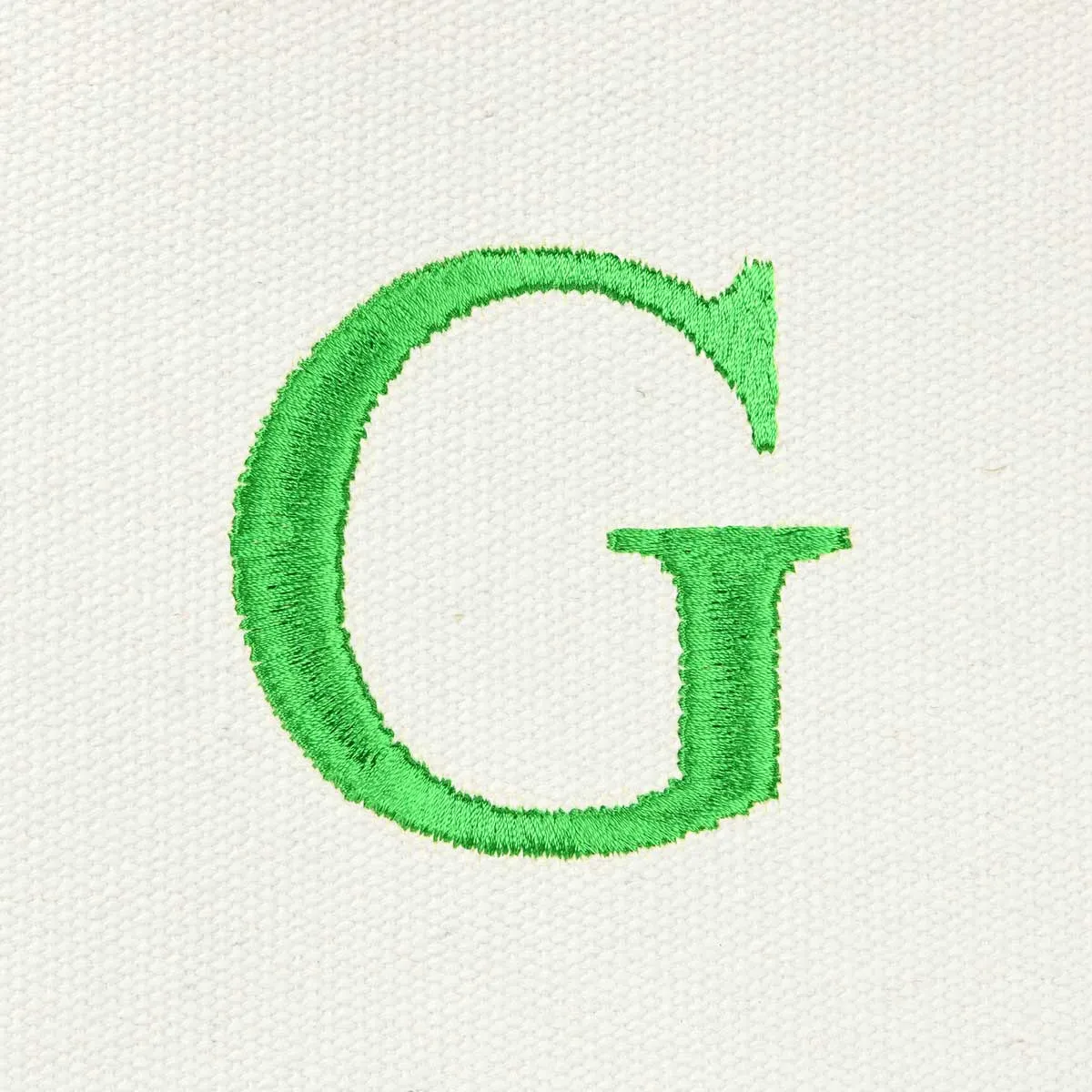 Dalix Medium Personalized Tote Bag Monogrammed Initial Letter - G