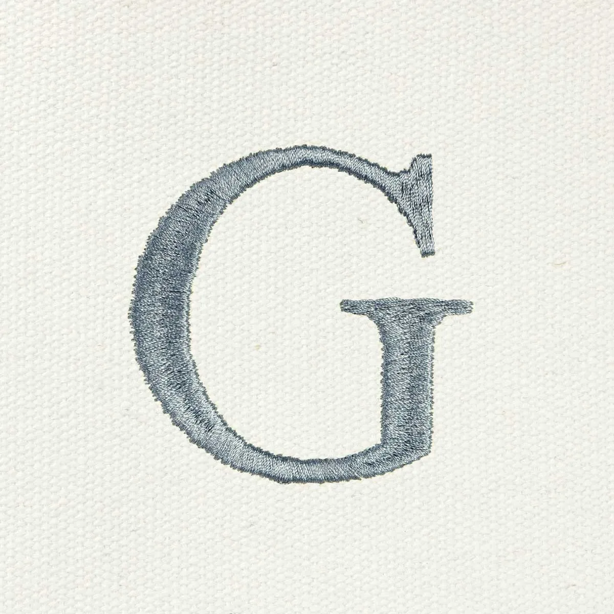 Dalix Medium Personalized Tote Bag Monogrammed Initial Letter - G