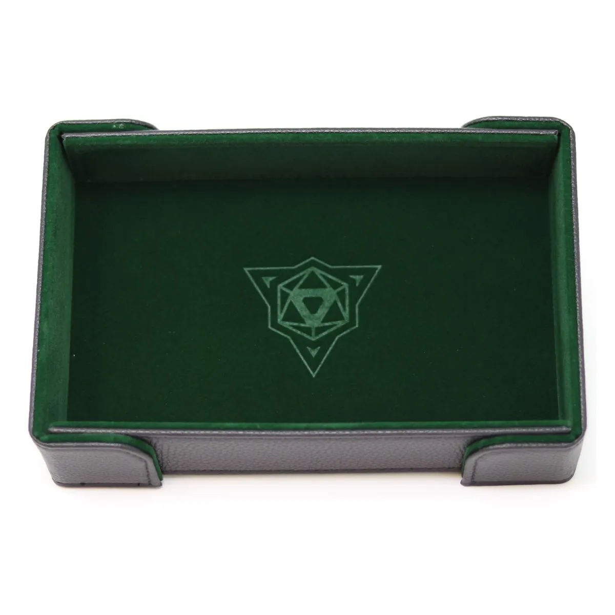 Die Hard Dice Folding Rectangle Tray - Green Velvet