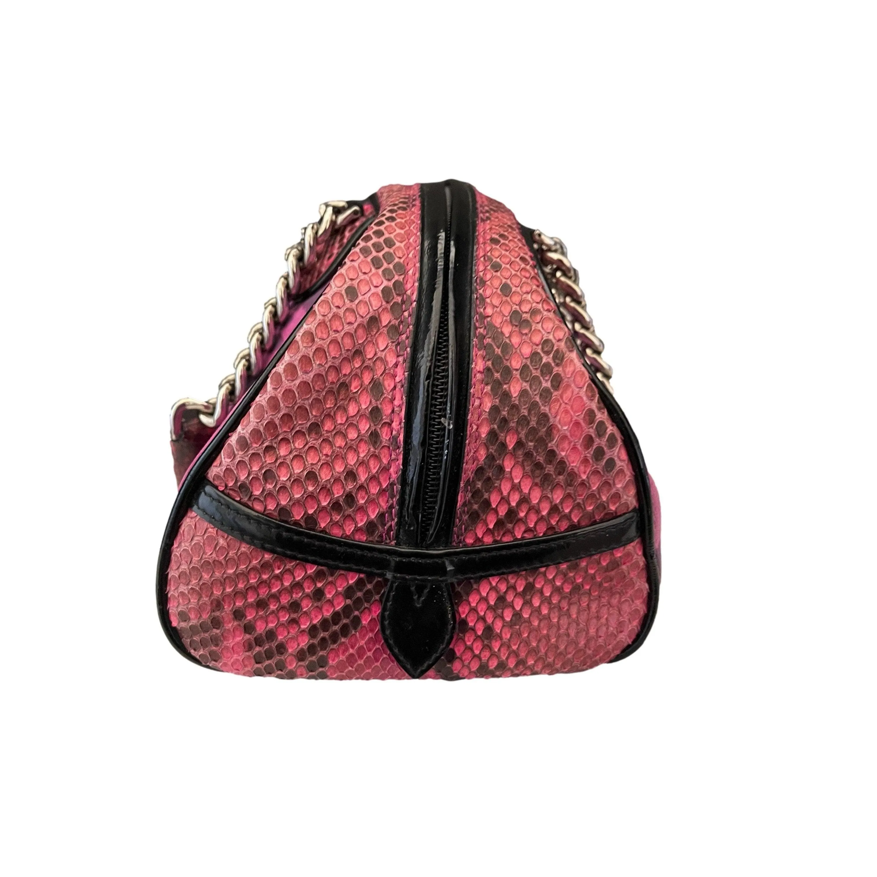 Dior Purple Mixed Media Gamber Shoulder Bag
