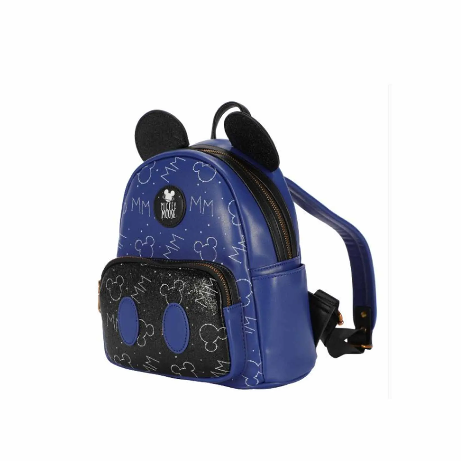Disney Mickey Deluxe Ears Backpack Blue