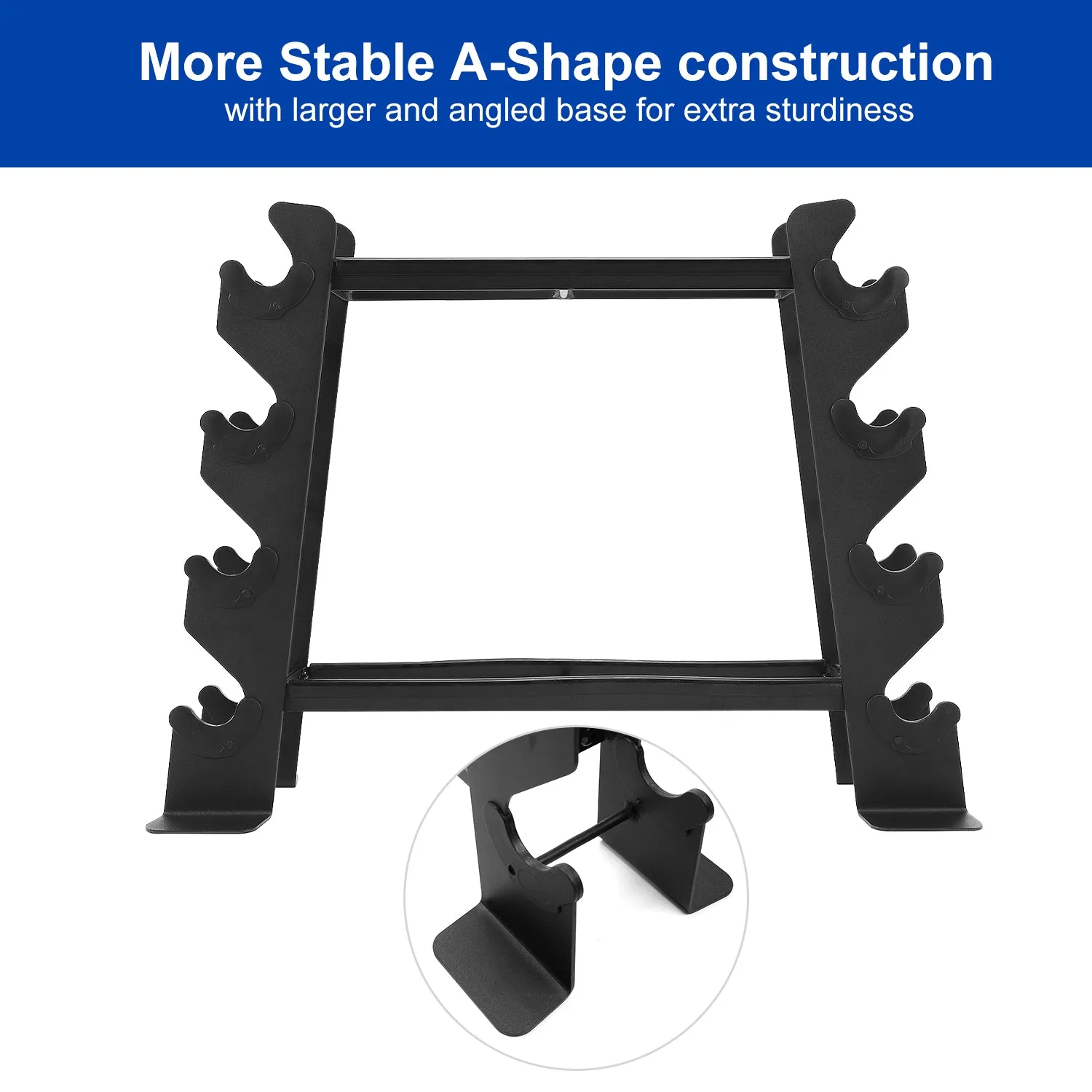 Dumbbell Storage Rack 400 Lbs 2 Tiers Rack