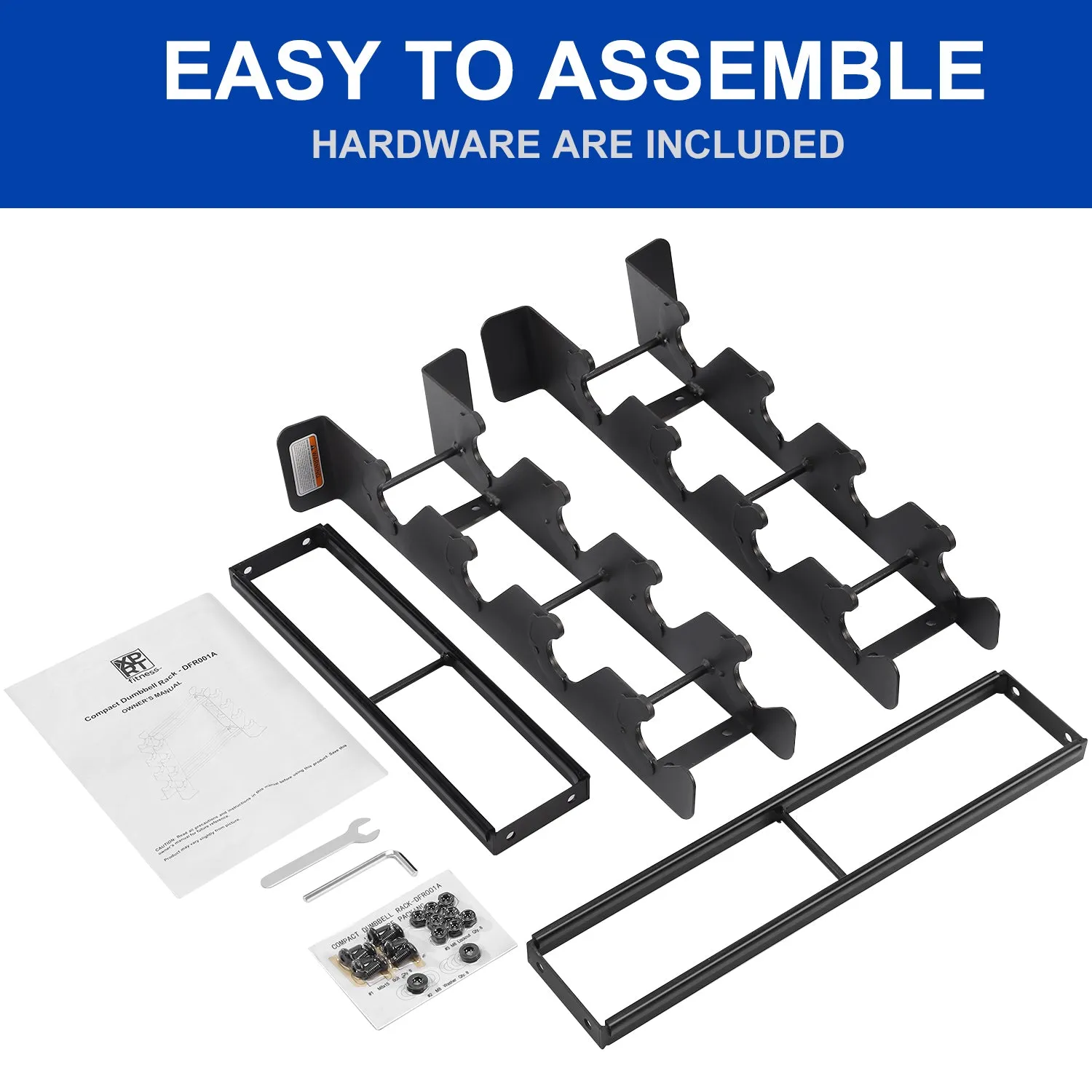 Dumbbell Storage Rack 400 Lbs 2 Tiers Rack