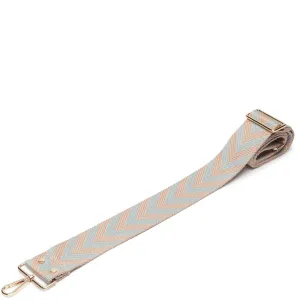 Elie Beaumont Bag Strap - Blue Chevron