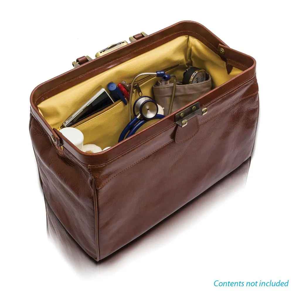 Elite Compact Leather Doctors Bag