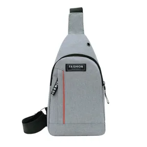 Fashion Men's Travel Bag Chest Bag Large Capacity Backpacks Men's Bags With Earphone Slot