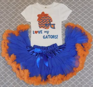 Florida Gators Outfit, University of Florida Gators Pettiskirt Outfit