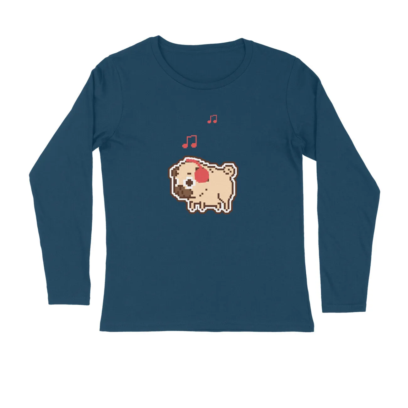 Full Sleeves Round Neck (Men) - Puggy Baby (6 Colours)