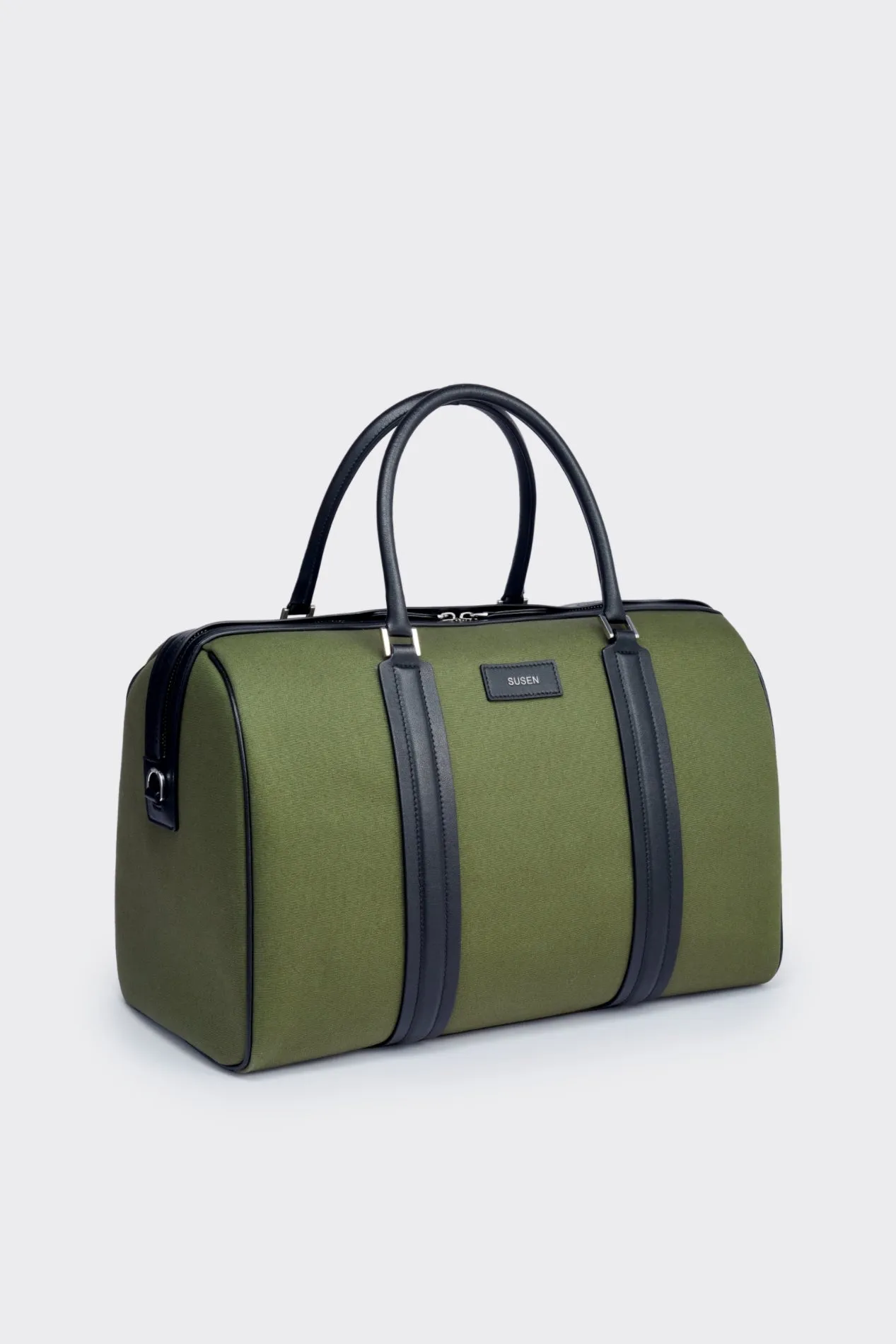 Gabriel  Large Canvas Travel Bag  - Military green