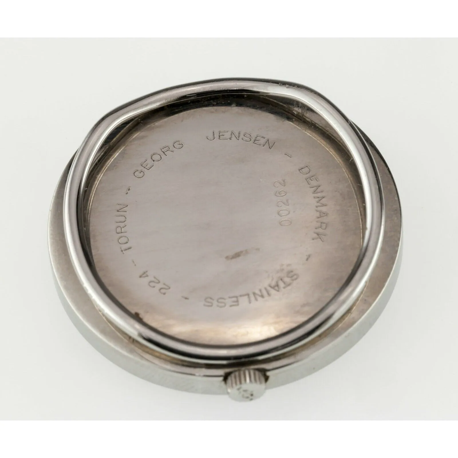 Georg Jensen Vivianna Torun Men's Stainless Steel Watch 224 w/ Original Box