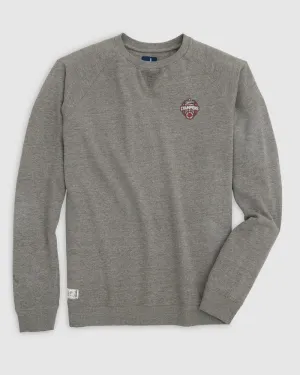Georgia 2022 CFP National Champions Heathered Pamlico Fleece Sweatshirt- Grey