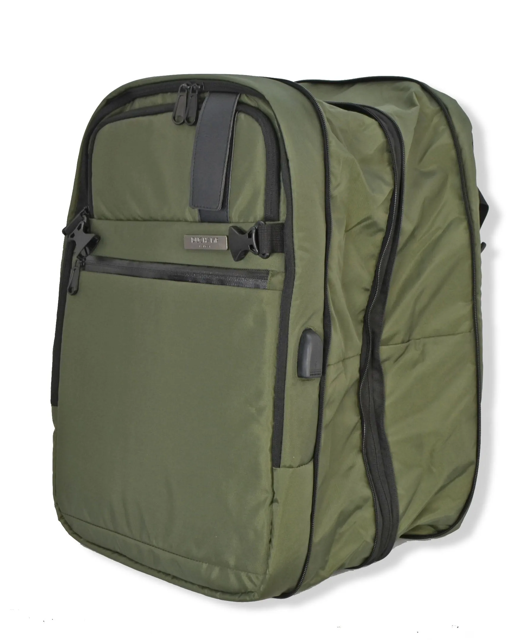 Getaway Expandable Carry-On Backpack Suitcase by Duchamp